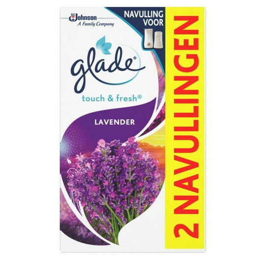 Glade BY Brise Touch & fresh navul duo lavendel 10 ml 2x10ml