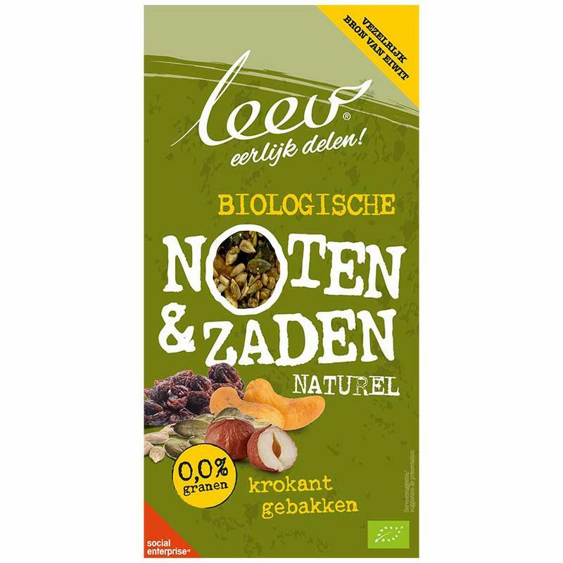 Leev Bio krokant gebakken noten & zaden bio 250g