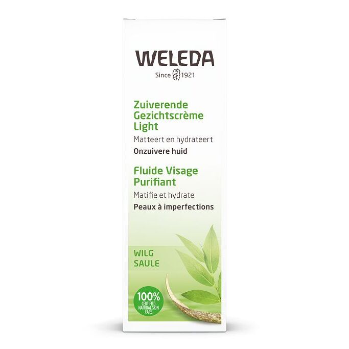 Weleda Wilg zuiverende gezichtscreme light 30ml