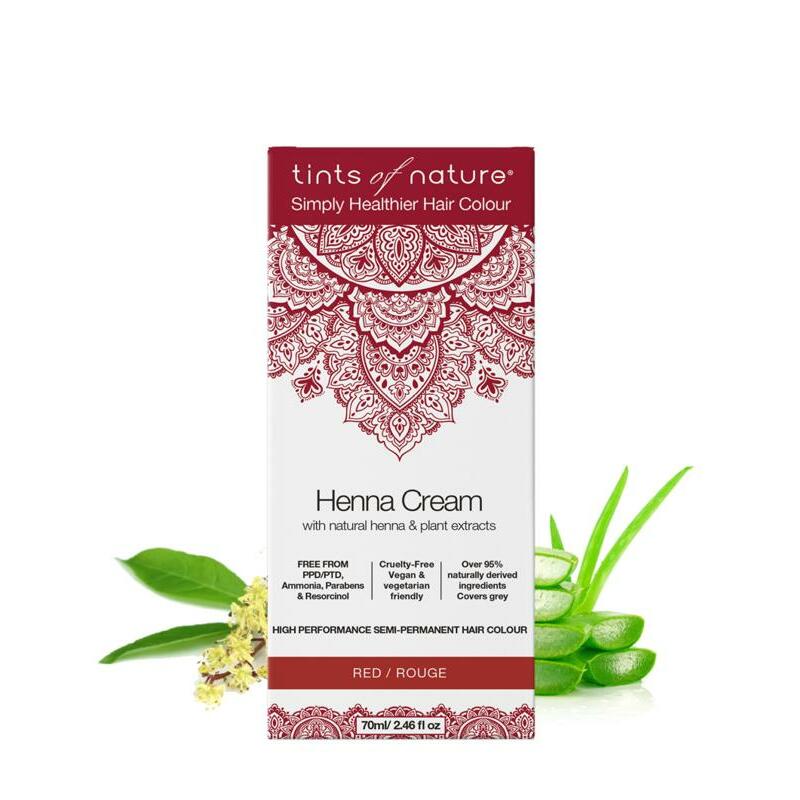 Tints Of Nature Henna cream red semi permanent 70ml