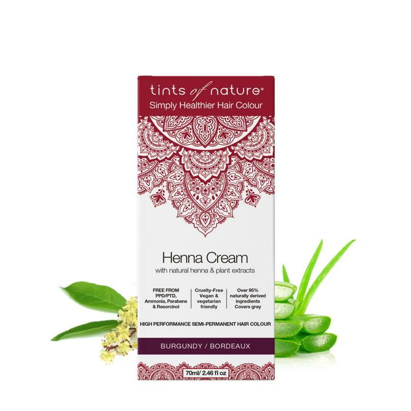 Tints Of Nature Henna cream burgundy semi permanent 70ml