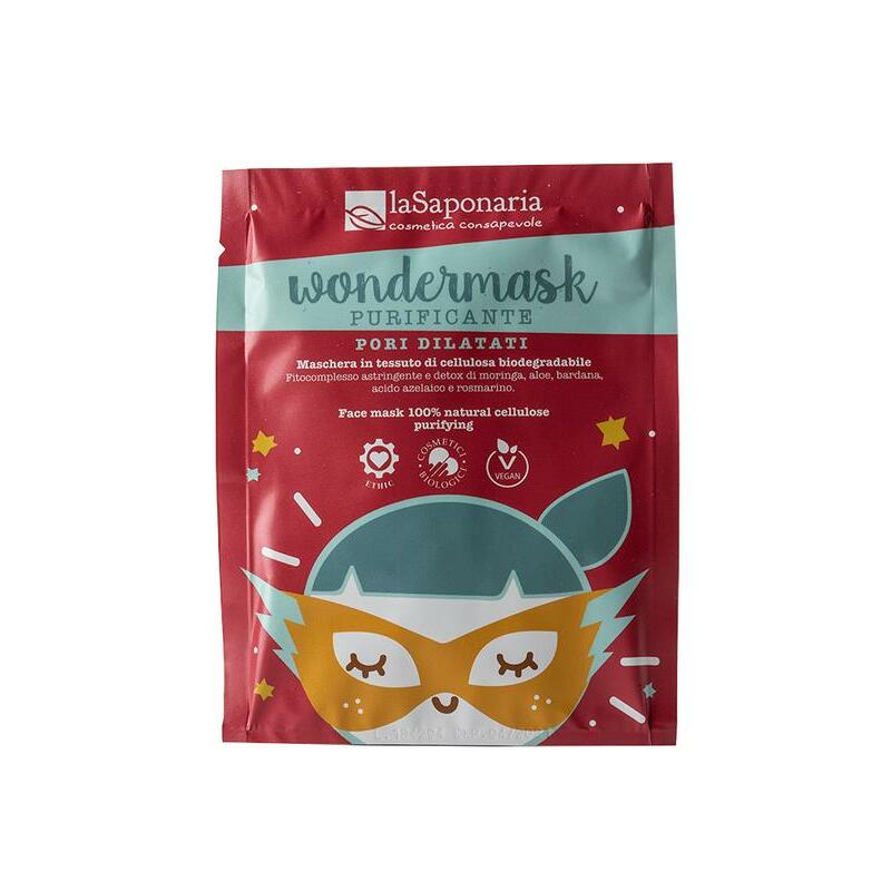 La Saponaria Gezichtsmasker bio wonder purifying 10ml