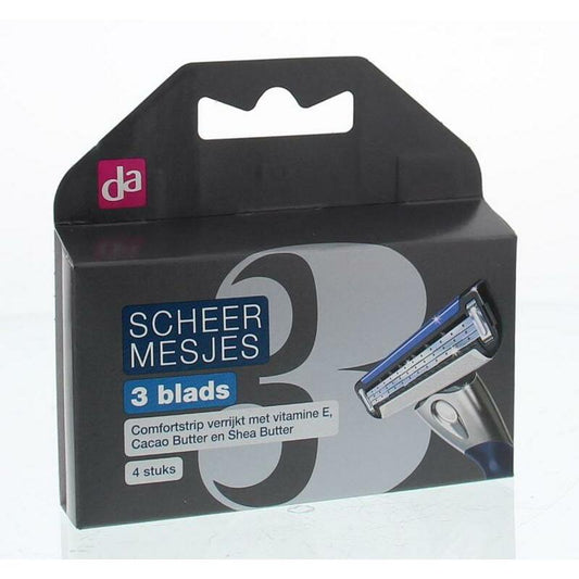 DA Heren navulmesjes 3-blad 4st