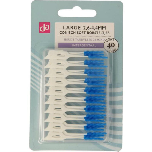 DA Interdentale borstel conisch soft 2.6/4.4mm 40st