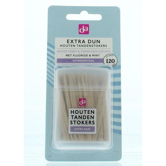 DA Tandenstokers hout extra dun 120st