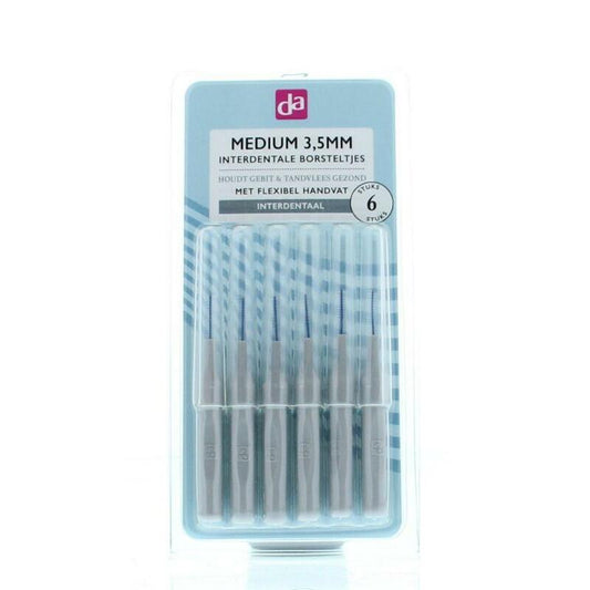 DA Interdentale borstel small 3.5mm flexibel handvat 6st