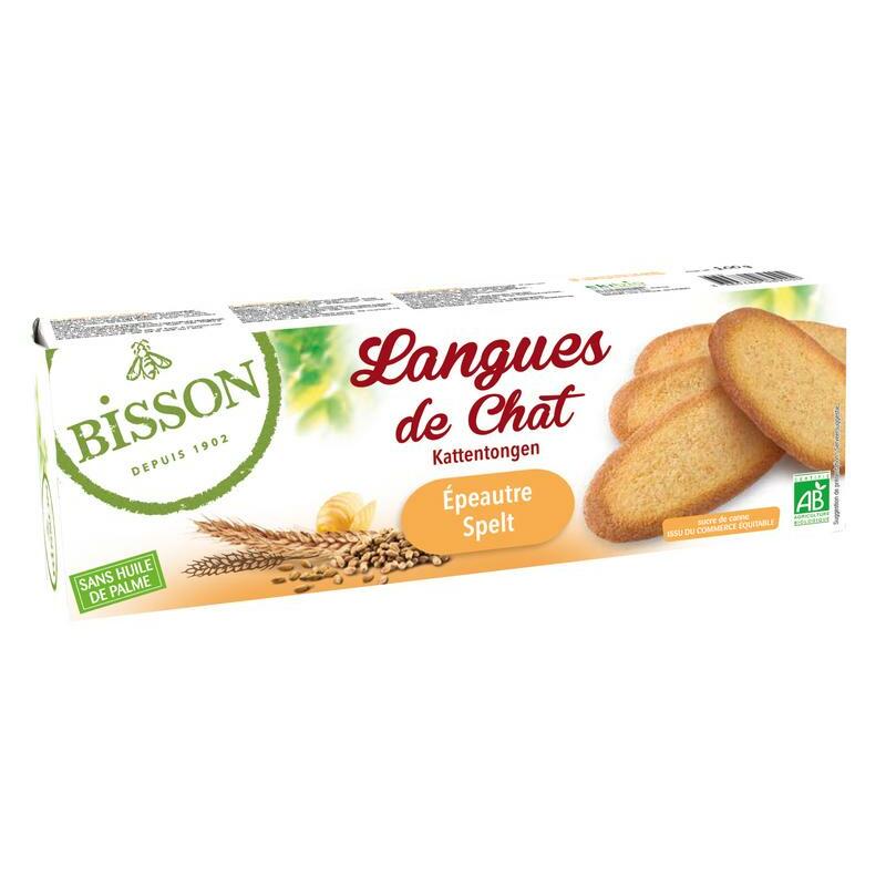 Bisson Kattentongen koekjes spelt bio 100g