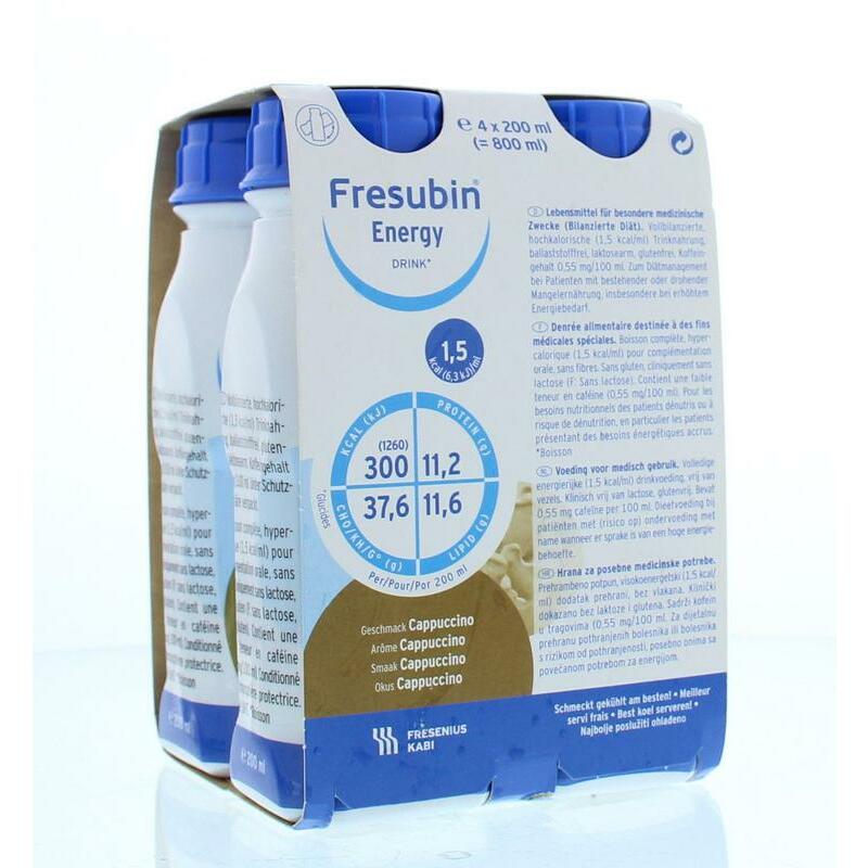 Fresubin Energy drink cappucino 200ml 4st