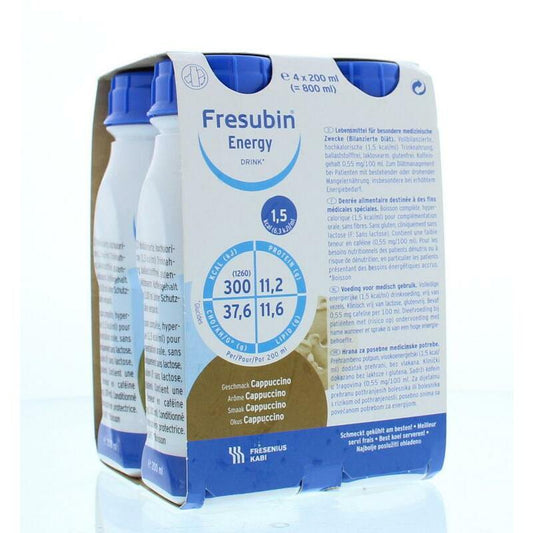 Fresubin Energy drink cappucino 200ml 4st