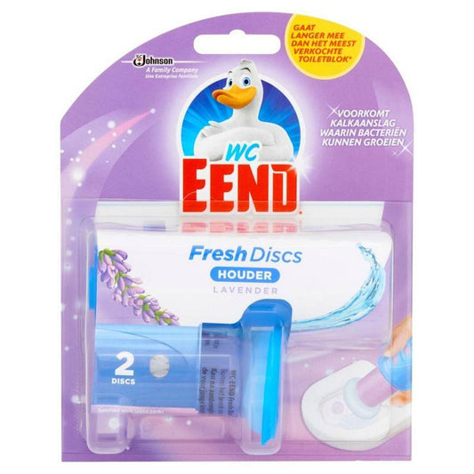 WC Eend Fresh disk houder lavendel 12ml