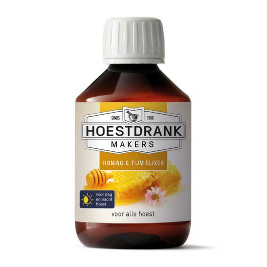 Hoestdrankmakers Honing & tijm elixer 200ml