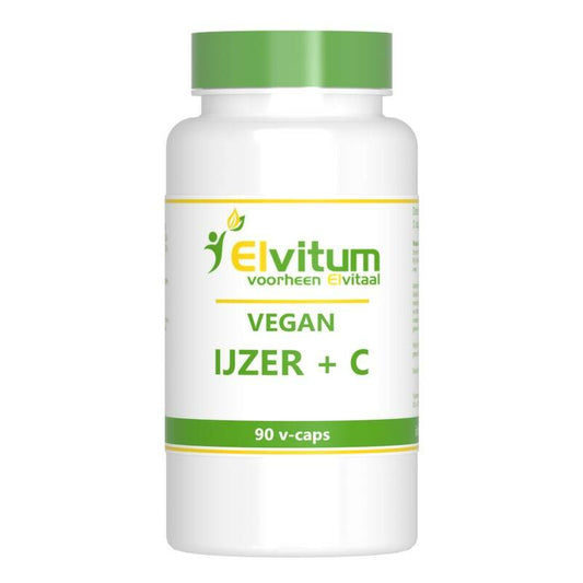 Elvitaal/elvitum IJzer met vitamine C vegan 90ca