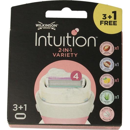 Wilkinson Intuition variety mesjes 4st