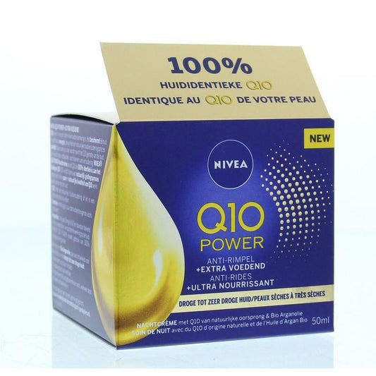 Nivea Q10 Power nachtcreme extra voedend 50ml