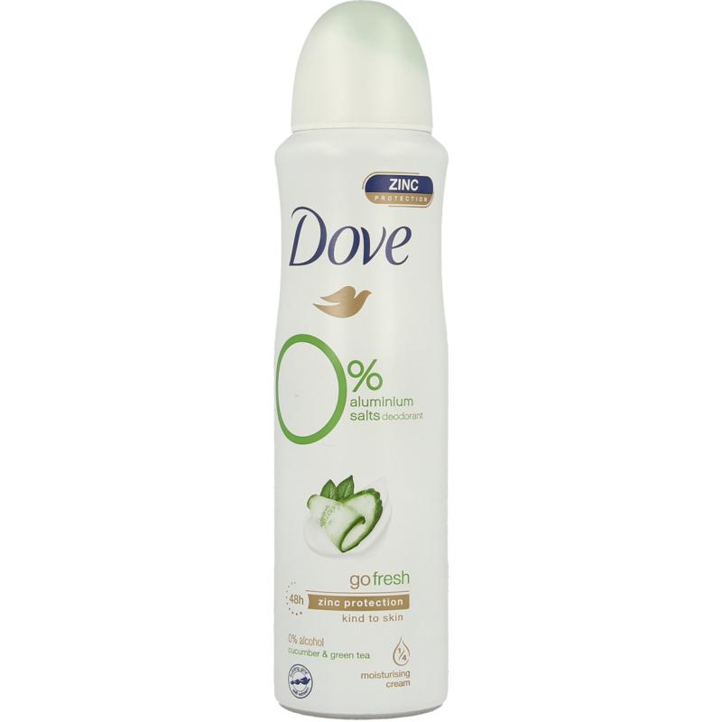 Dove Deodorant spray go fresh cucumber 0% 150ml