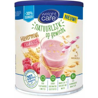 Weight Care Shake havermout framboos 440g