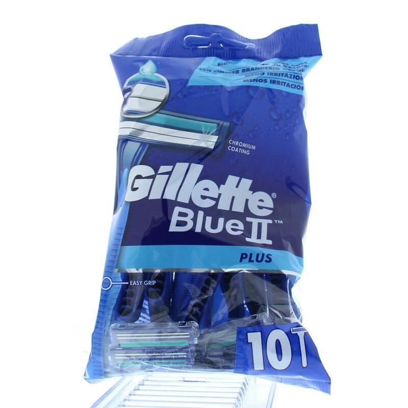 Gillette Blue II plus wegwerpscheermesjes 10st