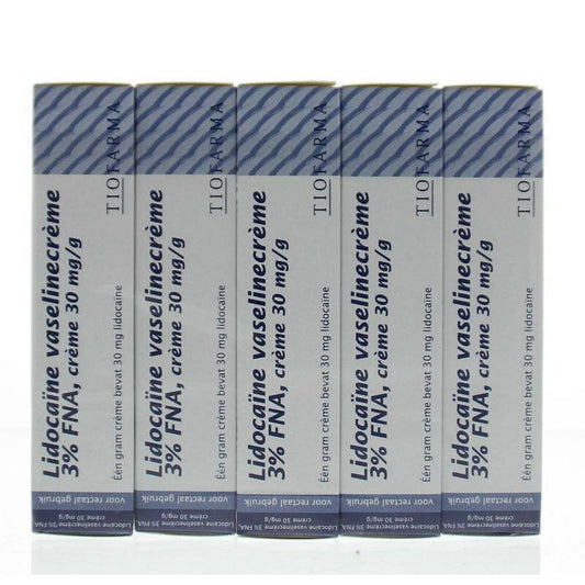 Diversen Lidocaine vaselinecreme 3% 5 x 30 gram 150g
