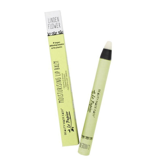 Beauty Made Easy Le Papier Moisturizing lip balm linden flower 6g