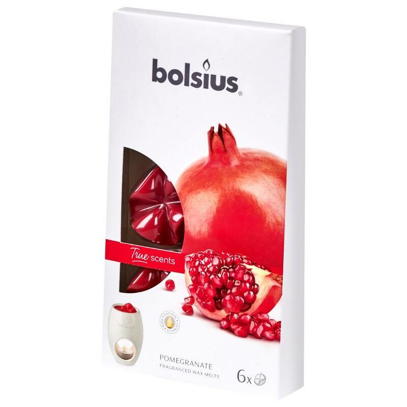 Bolsius True Scents waxmelts pomegranate 6st