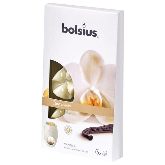 Bolsius Waxmelts true scents vanille 6st