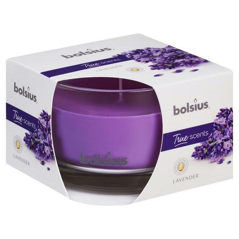 Bolsius Geurglas 63/90 true scents lavender 1st
