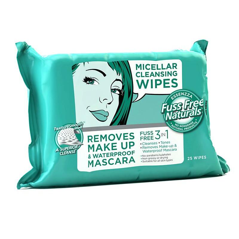 Fuss Free Nat Face wipes C+ micellar 25st