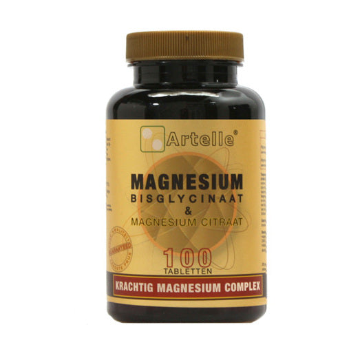 Artelle Magnesium bisglycinaat & citraat 100tb