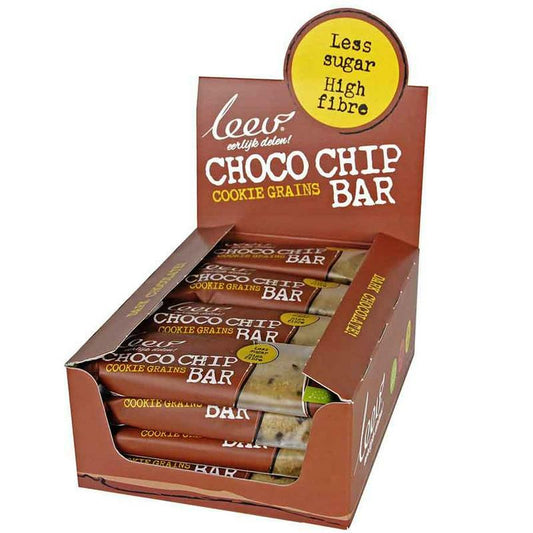 Leev Bio cookiebar chocochip & granen 35 gram 16x35g