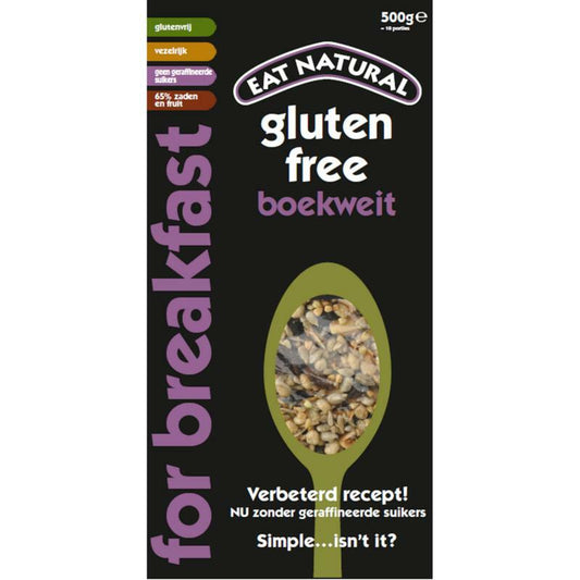 Eat Natural Breakfast boekweit glutenvrij 500g