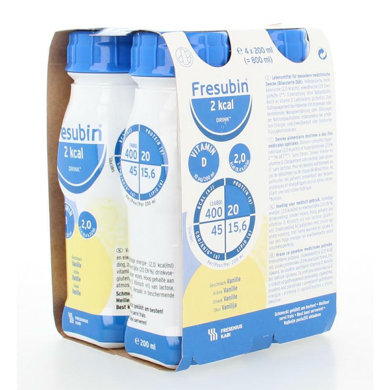 Fresubin Drink vanille 2kcal 4st