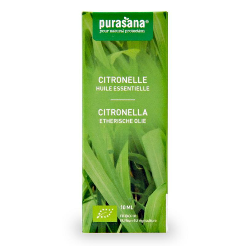 Purasana Citronelle olie bio 10ml