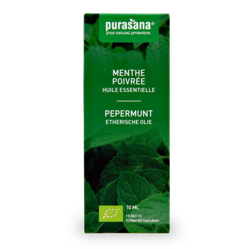 Purasana Pepermunt olie bio 10ml