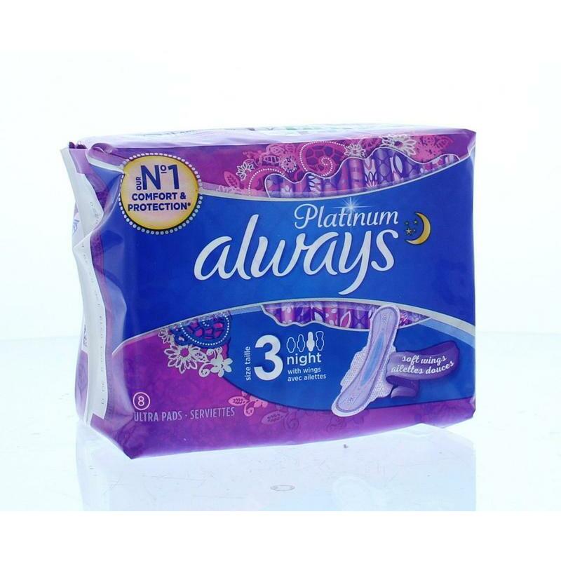 Always Maandverband platinum ultra night 8st