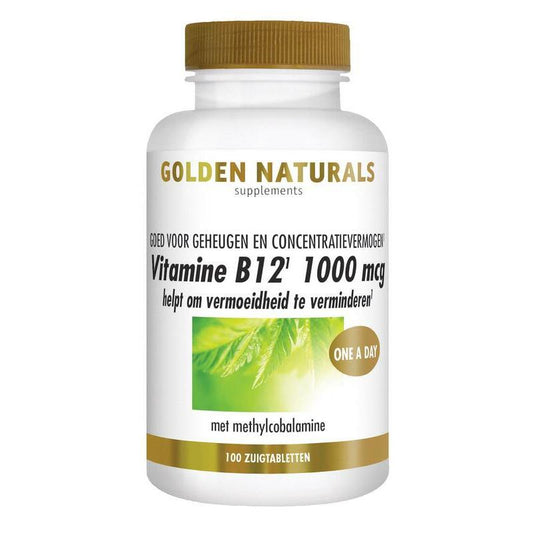 Golden Naturals Vitamine B12 1000 mcg vegan 100zt