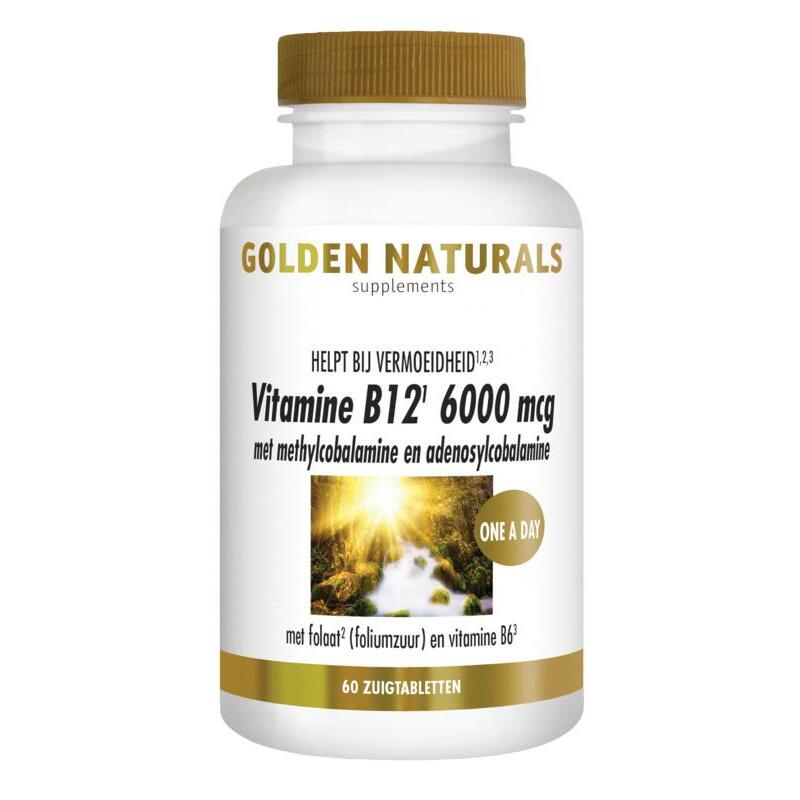 Golden Naturals Vitamine B12 6000 mcg vega 60zt