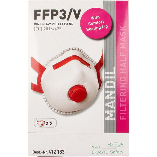 Mediware FFFP3 masker met ventiel 5st