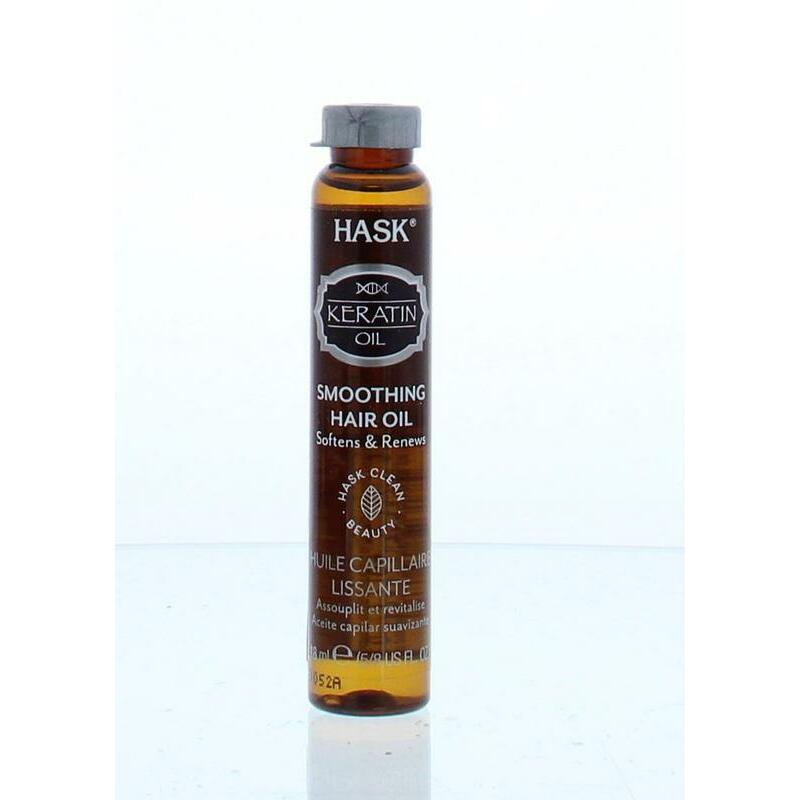 Hask Keratin protein smoothing shine haarolie 18ml