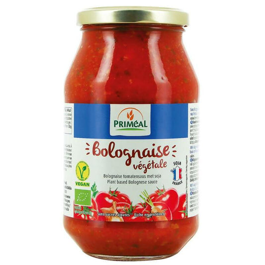 Primeal Bolognese tomatensaus vegetarisch bio 510g