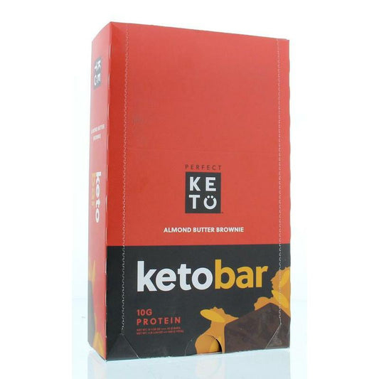 Go-Keto Keto koolhydraatarme reep brownie/almond butter 12st