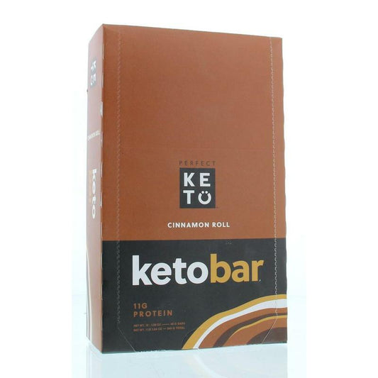 Go-Keto Keto koolhydraatarme reep kaneel/cinnamon roll 12st