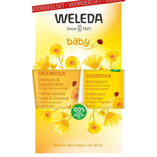 Weleda Calendula baby billenbalsem voordeelset 1set