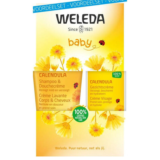 Weleda Calendula baby gezichtscreme voordeelset 1set