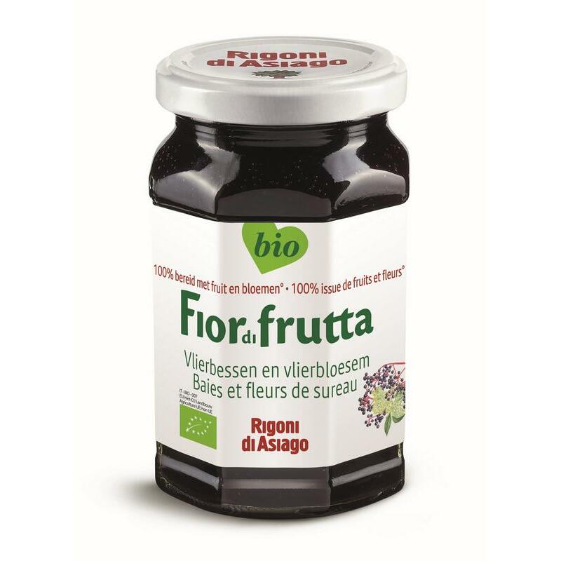 Fiordifrutta Vlierbloesem & vlierbesjam bio 250g