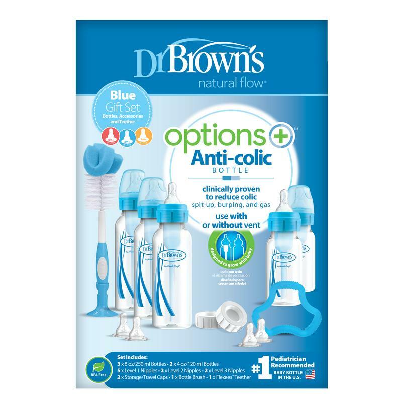 Dr Brown's Giftset standaard fles blauw 1set
