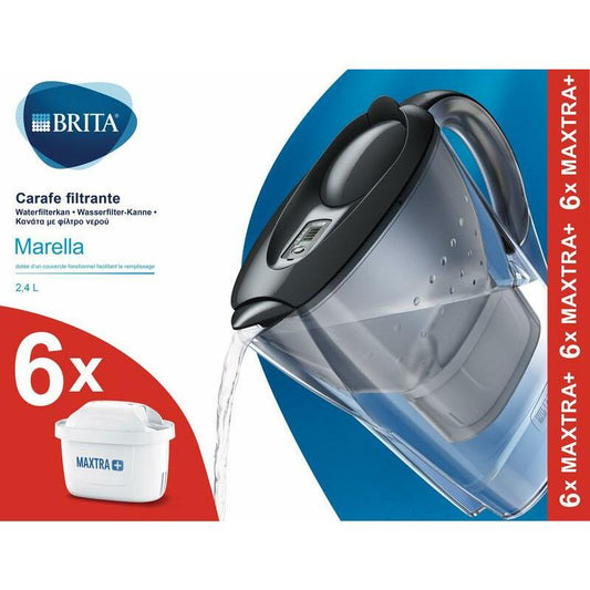Brita Waterfilterbundel Marella cool graph + 6 filters 1st