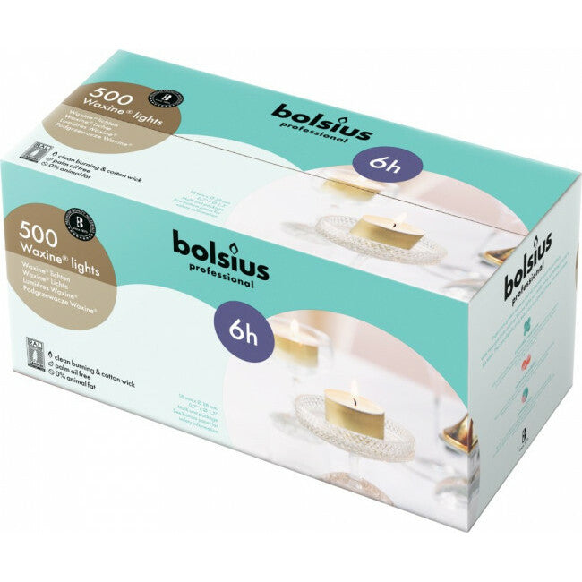 Bolsius Waxinelicht 16/38 wit 500st