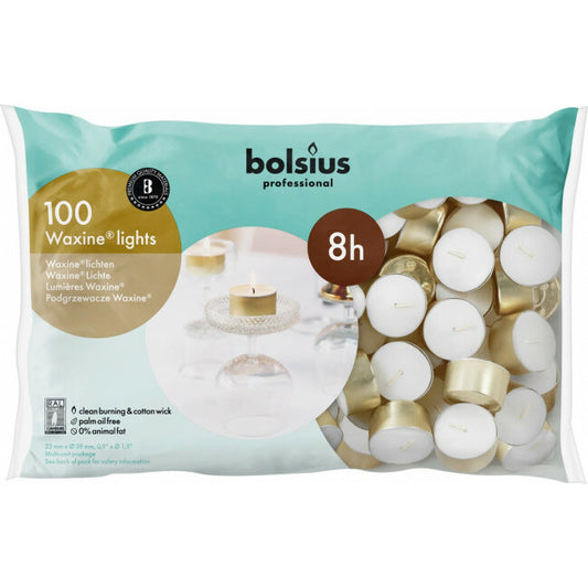 Bolsius Waxinelicht 16/38 wit 100st