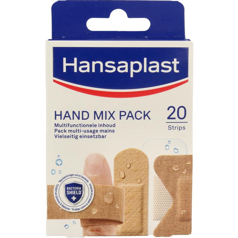 Hansaplast Hand mix pack pleisters 20st