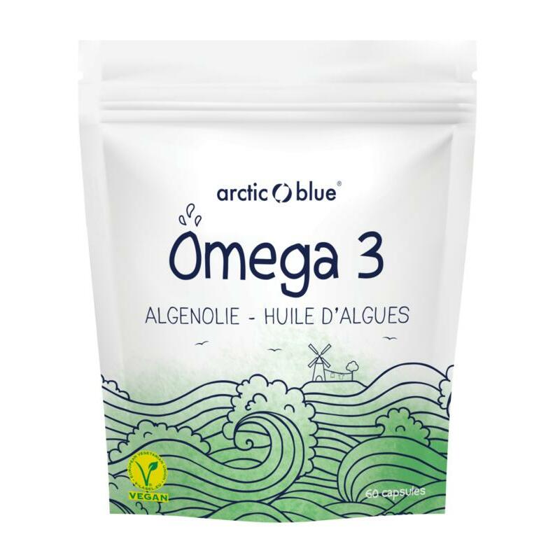 Arctic Blue Omega 3 algenolie DHA 60ca